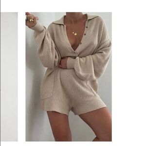 Free People Picnic Sweater Romper